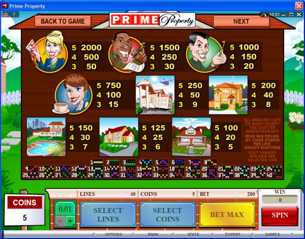 Microgaming 5 reel slot machine image
