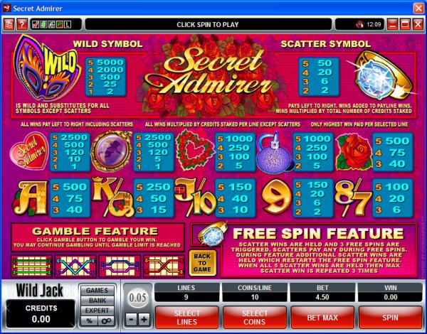 Microgaming 5 reel slot machine image