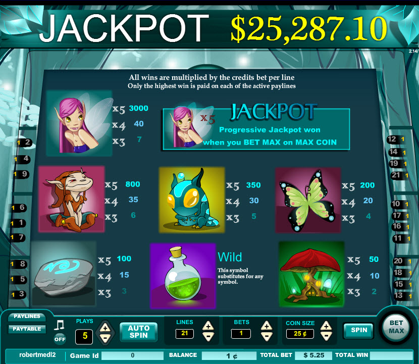 Vistagaming slot machine image