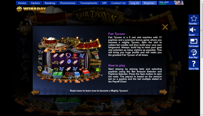 Win A Day Casino slot machine image