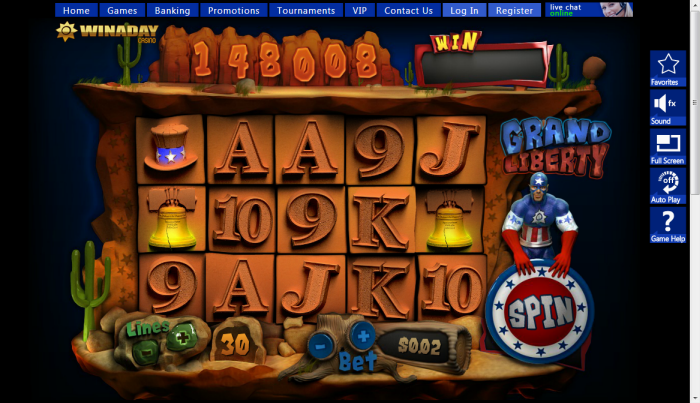 Win A Day Casino slot machine image