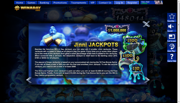 Win A Day Casino slot machine image