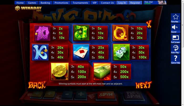 Win A Day Casino slot machine image