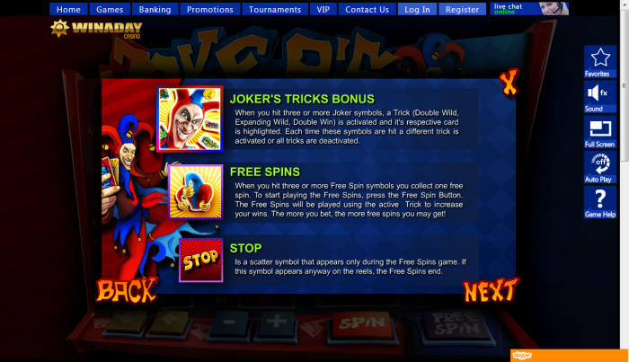 Win A Day Casino slot machine image