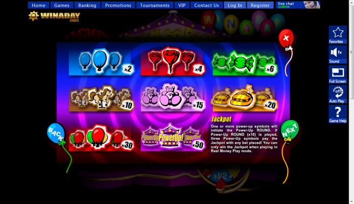 Win A Day Casino slot machine image