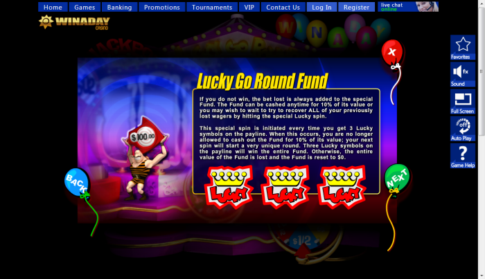 Win A Day Casino slot machine image