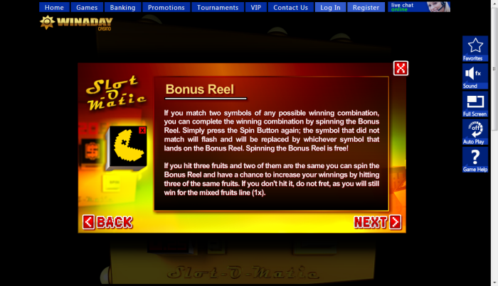 Win A Day Casino slot machine image