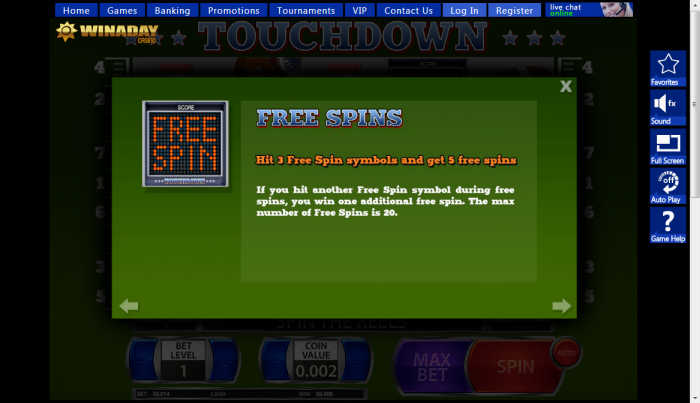 Win A Day Casino slot machine image