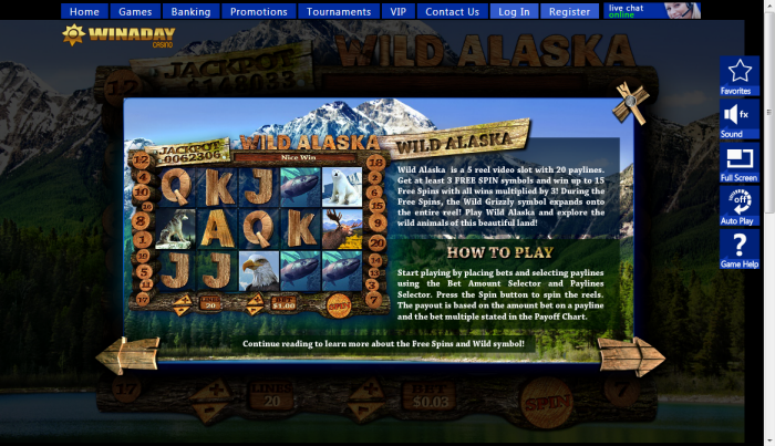 Win A Day Casino slot machine image