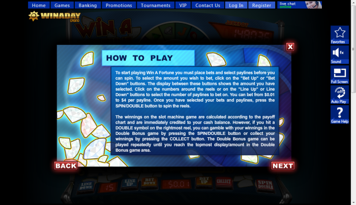 Win A Day Casino slot machine image