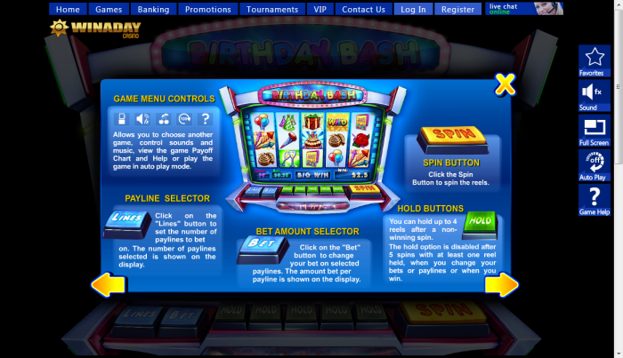 Win A Day Casino slot machine image