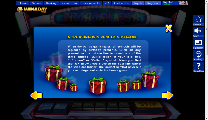 Win A Day Casino slot machine image