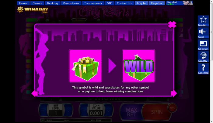Win A Day Casino slot machine image